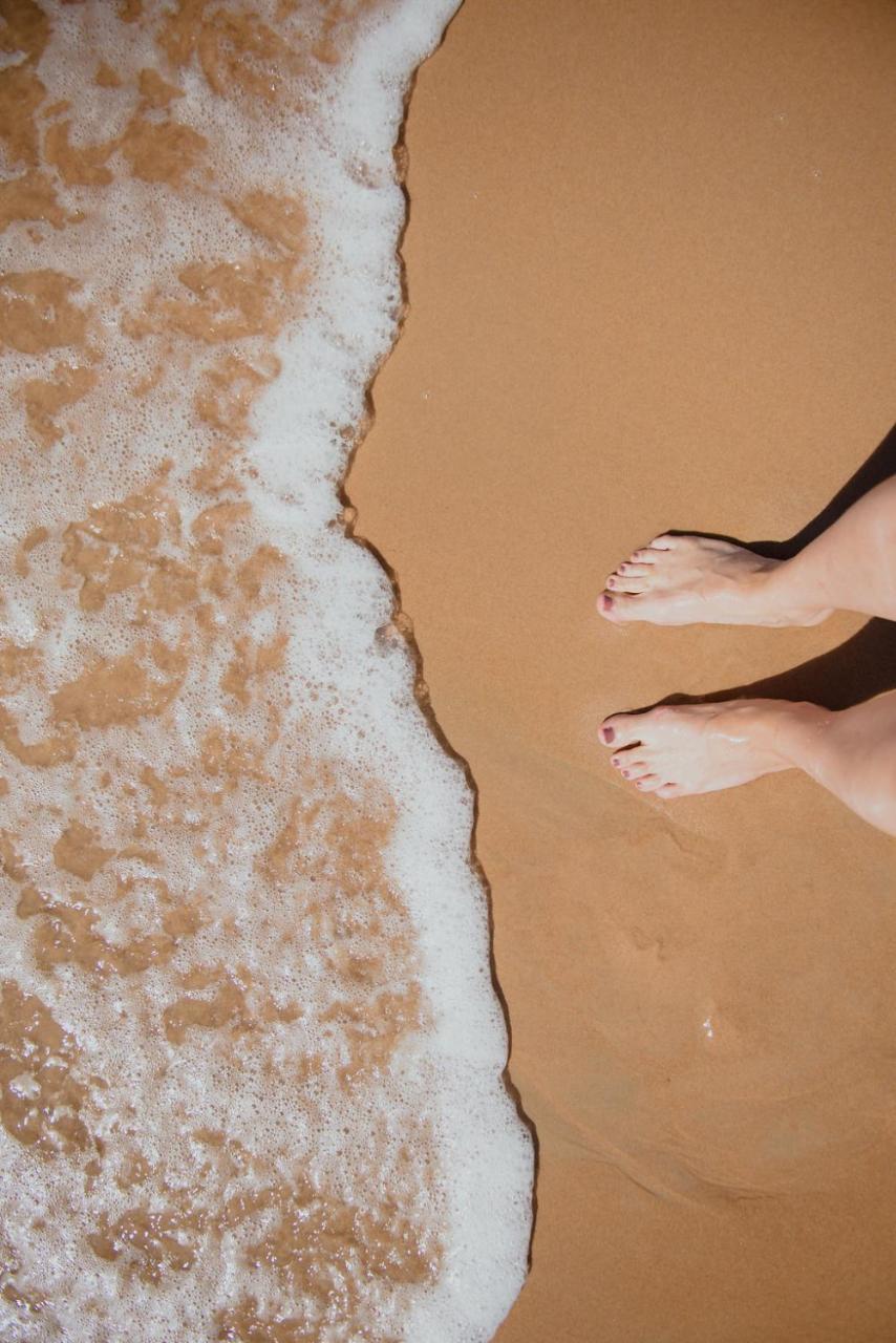 Flat Guarajuba Beira Da Praia Pe Na Areia 외부 사진