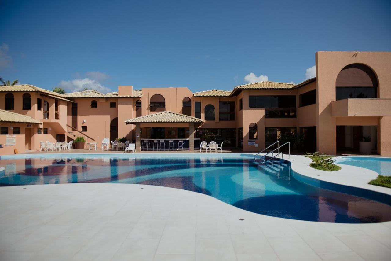 Flat Guarajuba Beira Da Praia Pe Na Areia 외부 사진