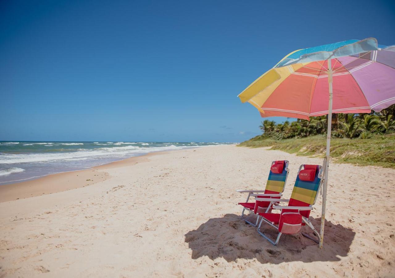Flat Guarajuba Beira Da Praia Pe Na Areia 외부 사진