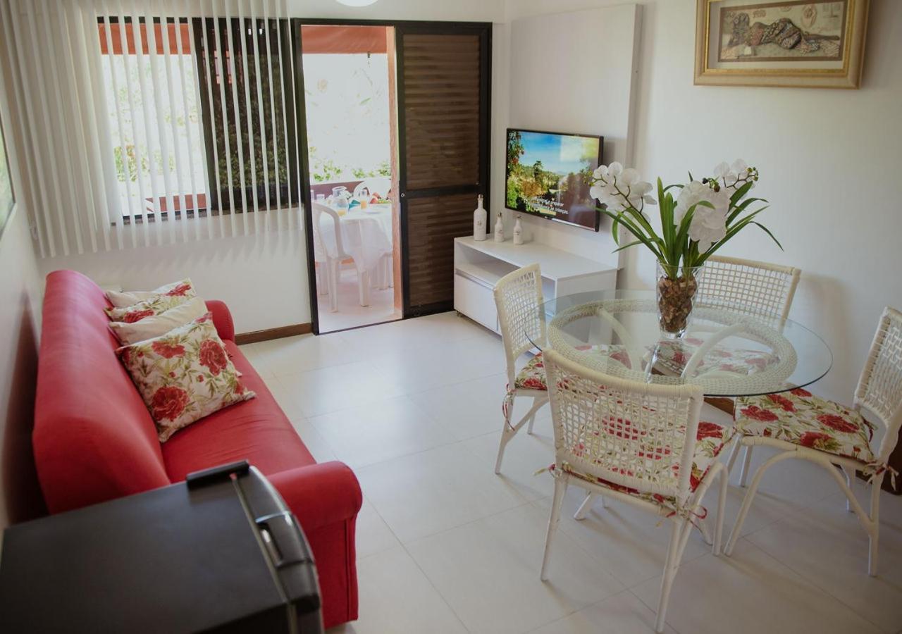 Flat Guarajuba Beira Da Praia Pe Na Areia 외부 사진