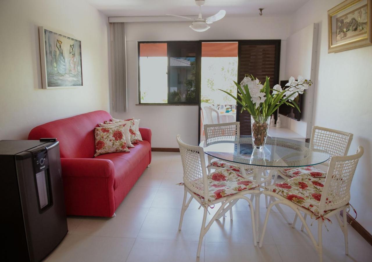 Flat Guarajuba Beira Da Praia Pe Na Areia 외부 사진