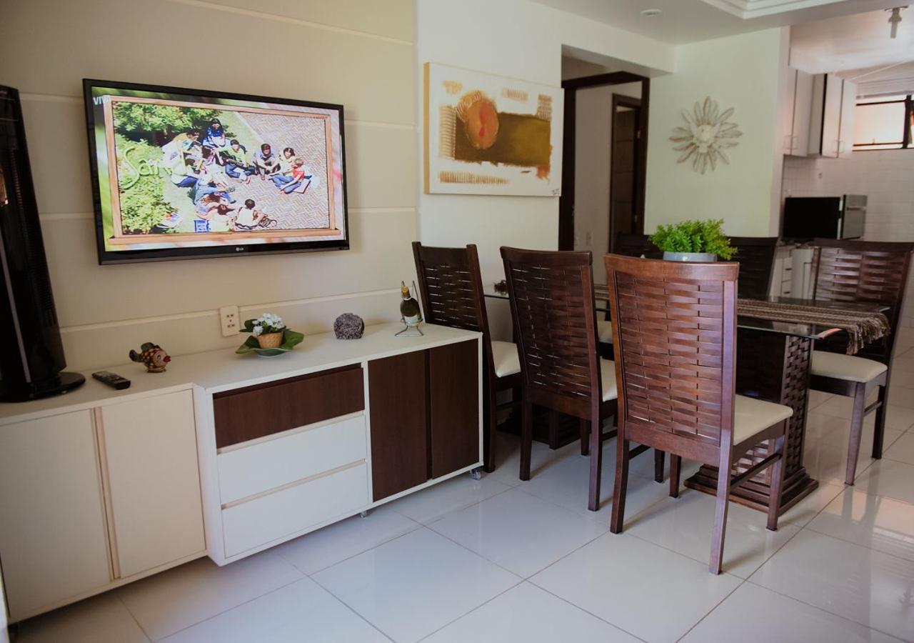 Flat Guarajuba Beira Da Praia Pe Na Areia 외부 사진